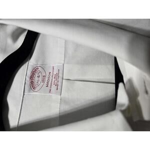 Brooks Brothers Madison White Non-Iron Cotton Dress Shirt
